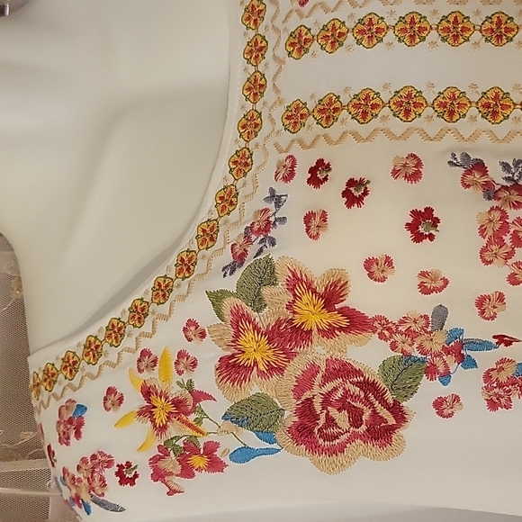 Andrée by Unit Embroidered Cotton Tunic Dress - Picture 3 of 5